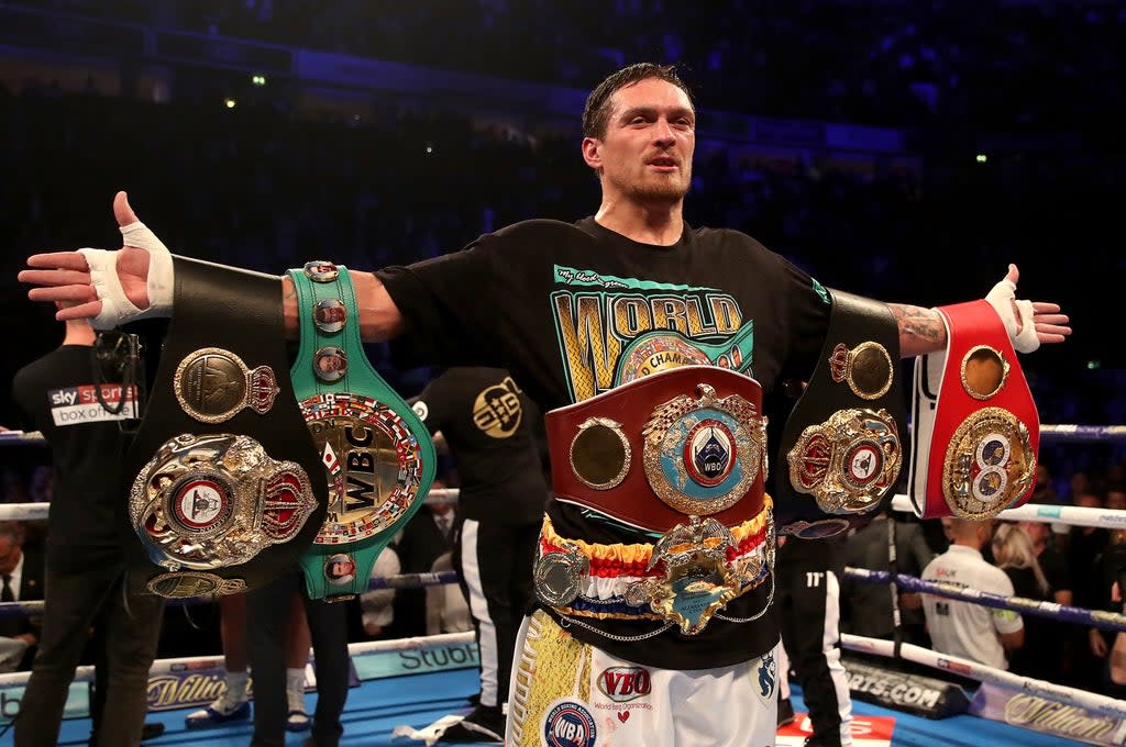 Oleksandr Usyk is a former undisputed cruiserweight world champion (Nick Potts/PA) (PA Archive)