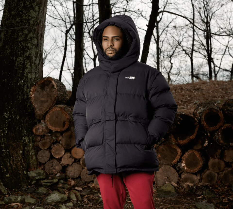 KINApparel Black Pepper Mid Utility Puffer