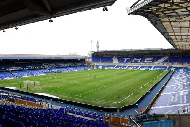 <p>Nathan Stirk - The FA/The FA via Getty Images</p> A general view inside the stadium prior to the Barclays FA Women's Championship match between Birmingham City and Southampton FC at St Andrew's Trillion Trophy Stadium on April 02, 2023 in Birmingham, England.