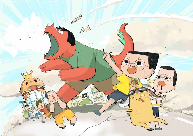 小兒子阿甯咕系列漫畫，將動畫原有故事改編為冒險喜劇故事
