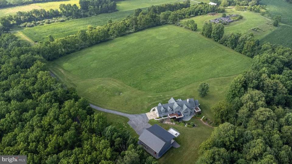 A bird’s-eye-view of the 16-acre lot at 275 Misty Meadows Lane in Bellefonte. Photo shared with permission from home’s listing agent, Joni Teaman Spearly of Kissinger, Bigatel and Brower Realtors. Will Duncan Media/Provided