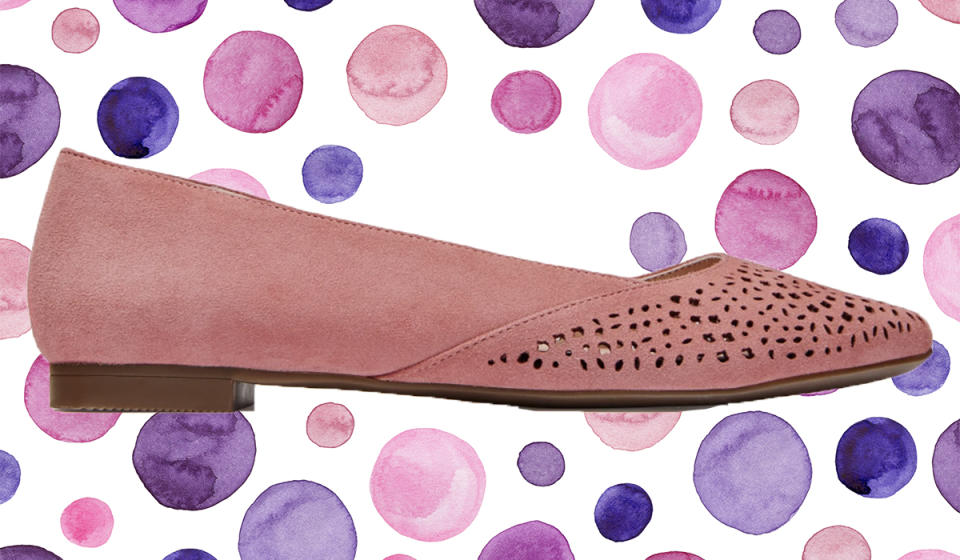 Yes — flats can be comfortable, too. (Photo: Vionic)