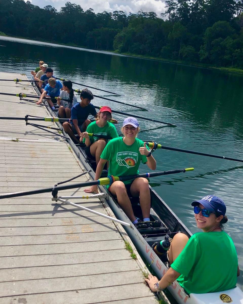 Summer Camp 2024: Learn to Row & Long Skinny Boat Camp. It's fun time on the water at Capital City Rowing's Summer Camp.