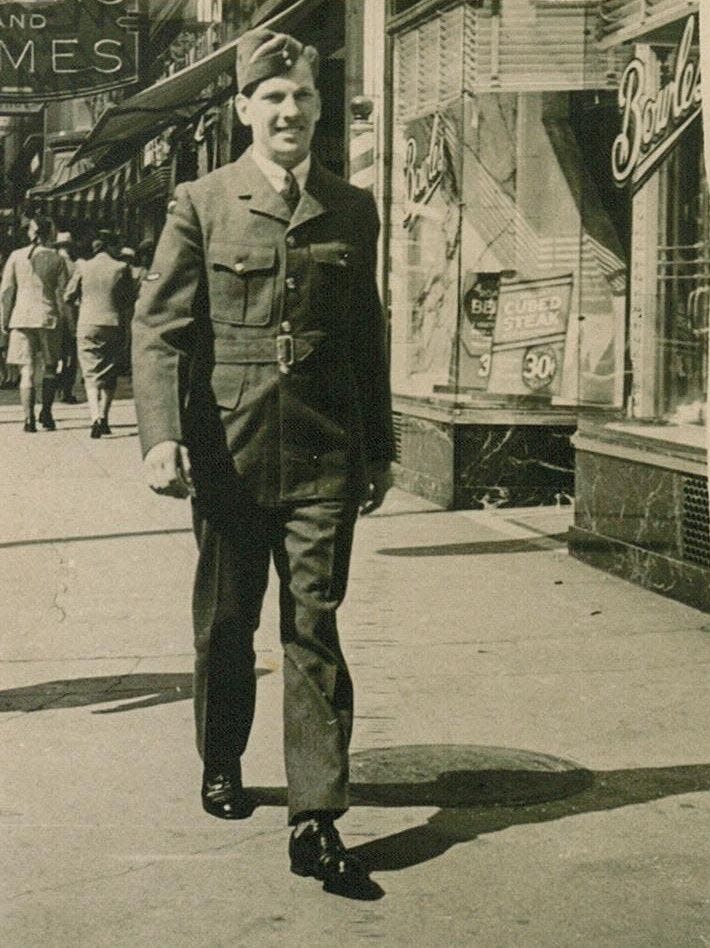 Waino V. Friberg in his military uniform