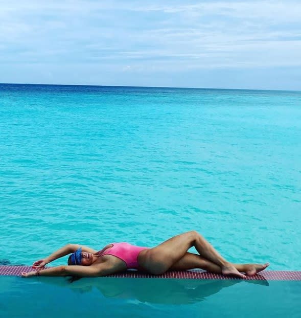 Tudo que a gente queria era estar de férias com Galisteu nas Maldivas, né? (Foto: Reprodução/Instagram @galisteuoficial)