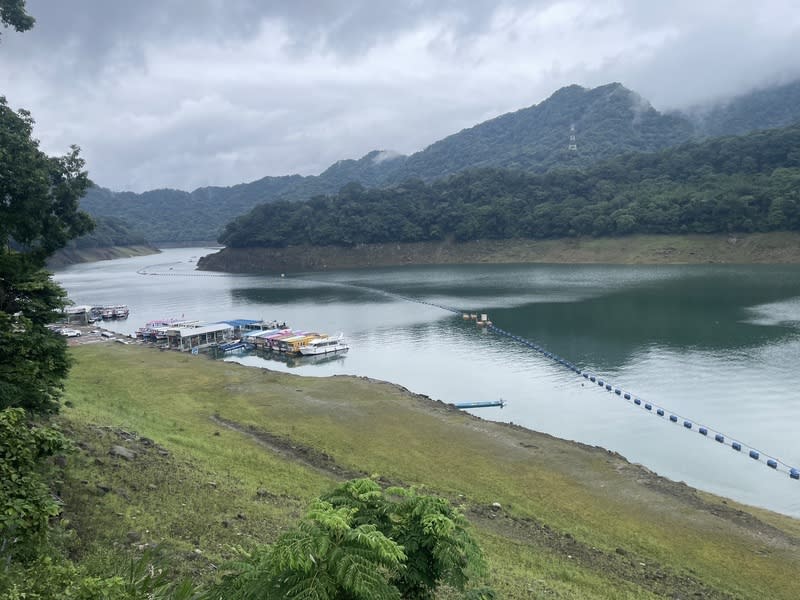 石門水庫蓄水量達7000萬噸 經濟部水利署統計，截至3日下午2時止，石門水庫水 位225.01公尺，蓄水量為7079.57萬噸，蓄水率為 34.49%。 （水利署北區水資源分署提供） 中央社記者吳睿騏桃園傳真  113年6月3日 