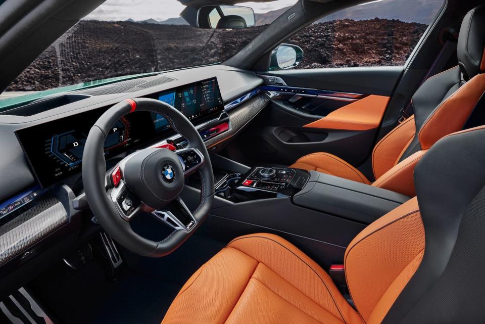 2025 bmw m5 with caramel leather seats