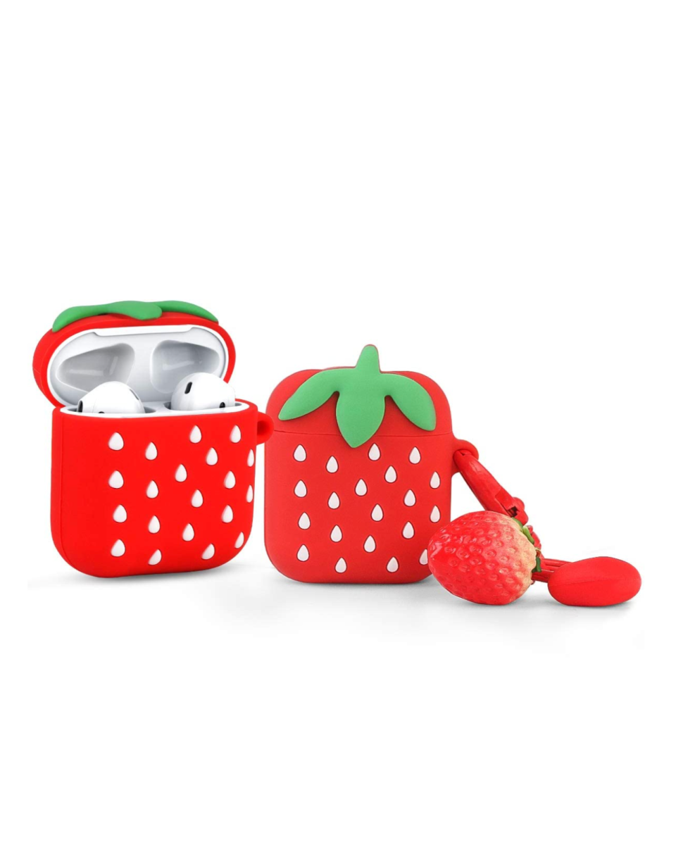 20) Strawberry SIlicone Airpods Case