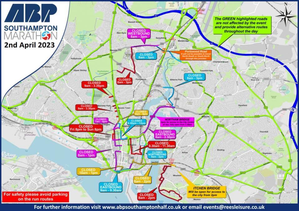 Road closures, routes, timings and weather forecast ahead of ABP marathon