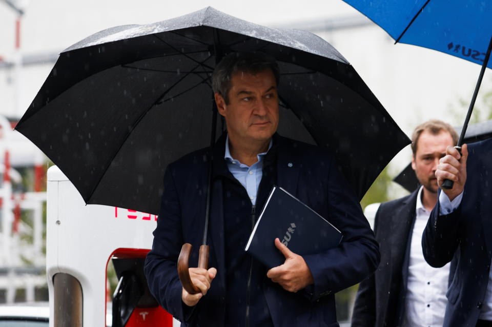 Markus Söder setzt in Sachen Corona weiter auf Vorsicht (Bild: REUTERS/Michele Tantussi)