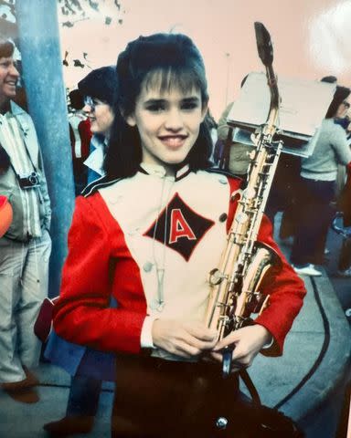 <p>Jennifer Garner/Instagram</p> Jennifer Garner shares throwback band photos.