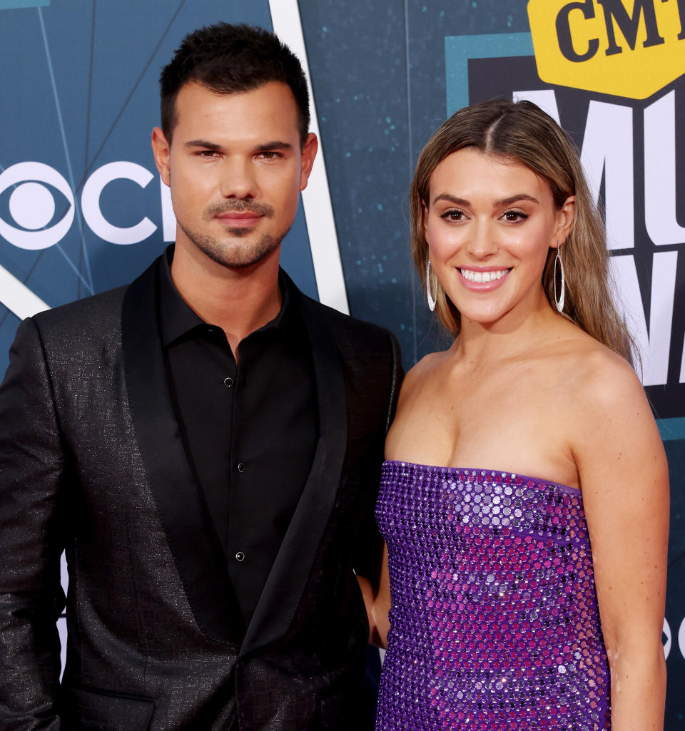 Taylor Lautner and Taylor Dome (Terry Wyatt / WireImage)