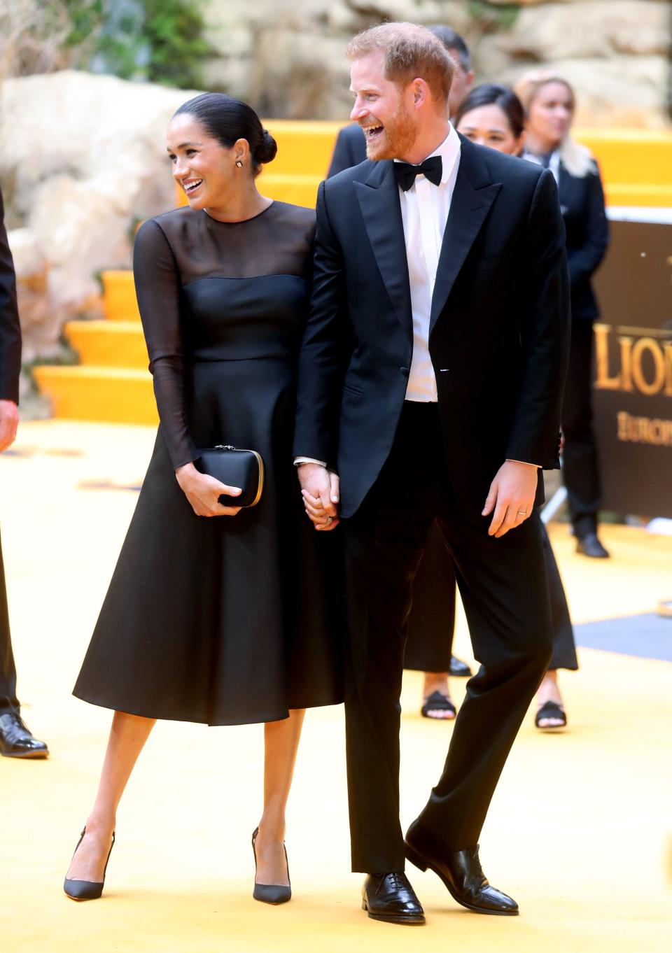 See all the Best Photos of Meghan Markle and Prince Harry at the Lion King Premiere