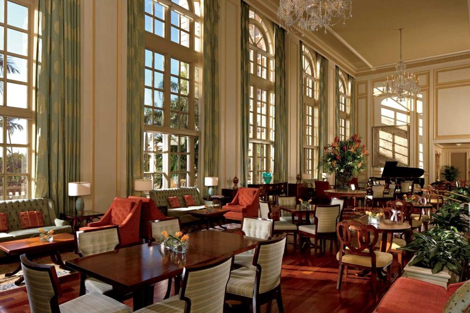 The Ritz-Carlton, Naples, resort lobby, Florida