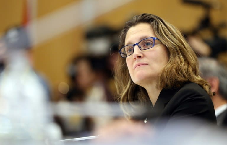 Canada's trade minister Chrystia Freeland said the "ball is in Europe's court" to save the CETA trade deal