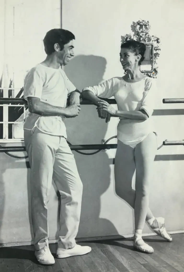 Héctor Zaraspe y Margot Fonteyn, en Panamá, 1967