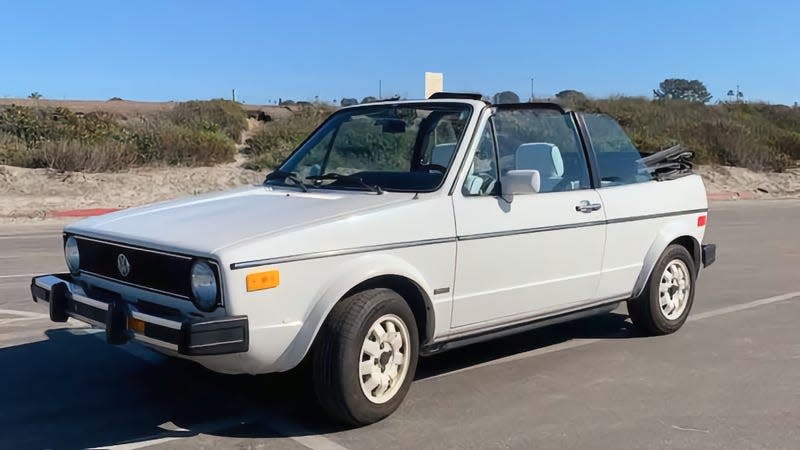 Photo: <a class="link " href="https://sandiego.craigslist.org/nsd/cto/d/encinitas-1983-vw-rabbit-convertible/7721862969.html" rel="nofollow noopener" target="_blank" data-ylk="slk:Craigslist;elm:context_link;itc:0;sec:content-canvas">Craigslist</a>