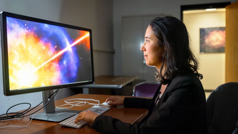 Anna Ho developed the software that detected signs of life flaring from a stellar corpse. - Jason Koski/Cornell University