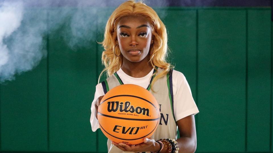 PHOTO: Although she was cut from her high school basketball team, Baileigh Sinaman-Daniel found a way to play Division III college basketball. (Warren Wilson College)