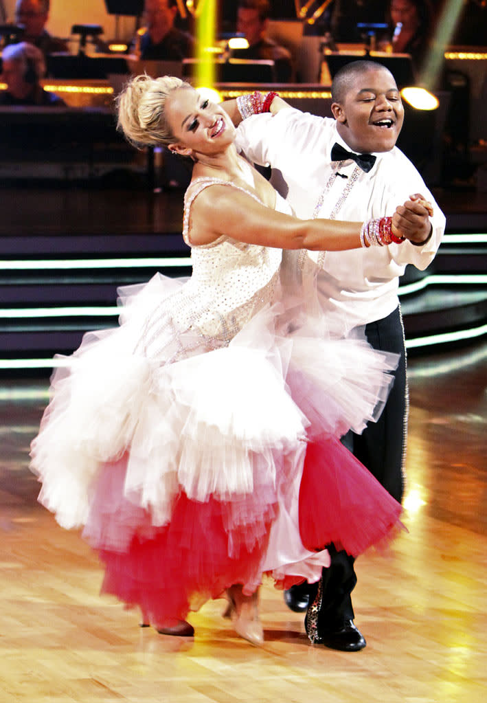 Lacey Schwimmer and Kyle Massey perform on "Dancing with the Stars."