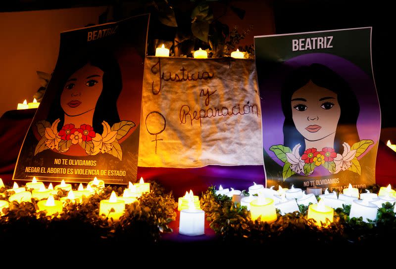 Vigil outside the Inter-American Court of Human Rights, in San Jose