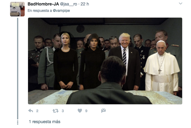 Memes mexicanos sobre Trump en el Vaticano
