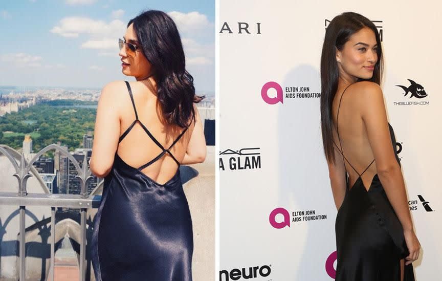 Rocking the trends like our favourite Victoria's Secret models - Sonya (L) and Shanina Shaik (R). Source: Instagram/sonyamefaddi (L) and Getty (R)