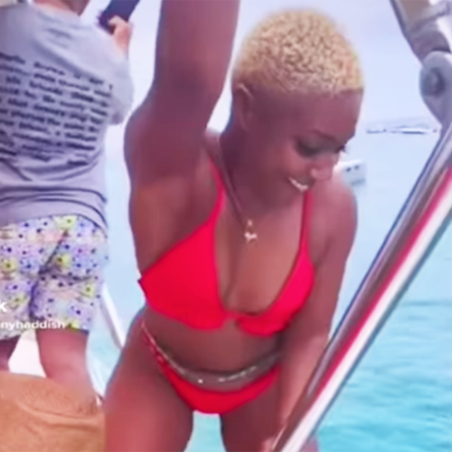 Tiffany Haddish's Abs And Legs Look So Strong In A Red Bikini In This IG Vid