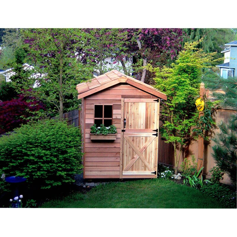 <p><a href="https://go.redirectingat.com?id=74968X1596630&url=https%3A%2F%2Fwww.wayfair.com%2F--%2Fpdp%2Fcedarshed--gardener-6-ft.-w-x-6-ft.-d-western-red-cedar-wood-traditional-storage-shed-cdsd1006-l510-w000375903.html&sref=https%3A%2F%2Fwww.countryliving.com%2Fshopping%2Fg43318555%2Ftiny-houses-wayfair%2F" rel="nofollow noopener" target="_blank" data-ylk="slk:Shop Now;elm:context_link;itc:0;sec:content-canvas" class="link ">Shop Now</a></p><p>Gardener 6' x 6' Western Red Cedar Storage Shed</p><p>wayfair.com</p><p>$3238.65</p>