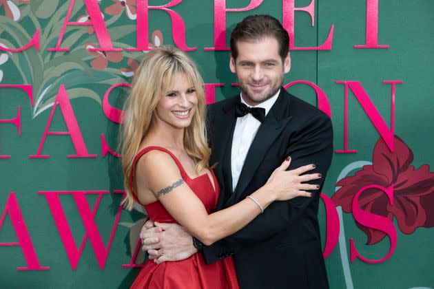 Michelle Hunziker and Tomaso Trussardi on the Red carpet of the Green carpet Fashion Awards event at the Teatro alla Scala. Milan (Italy), September 22nd, 2019 (photo by Marco Piraccini/Archivio Marco Piraccini/Mondadori Portfolio via Getty Images) (Photo: Mondadori Portfolio via Getty Images)