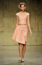 <b>LFW AW13: Simone Rocha <br></b><br>This pastel skirt set is perfect for spring.<br><br>© Rex