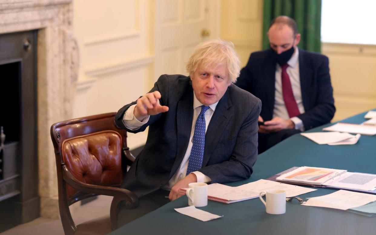 Boris Johnson chairs the weekly Cabinet Meeting - Pippa Fowles / No10 Downing Street