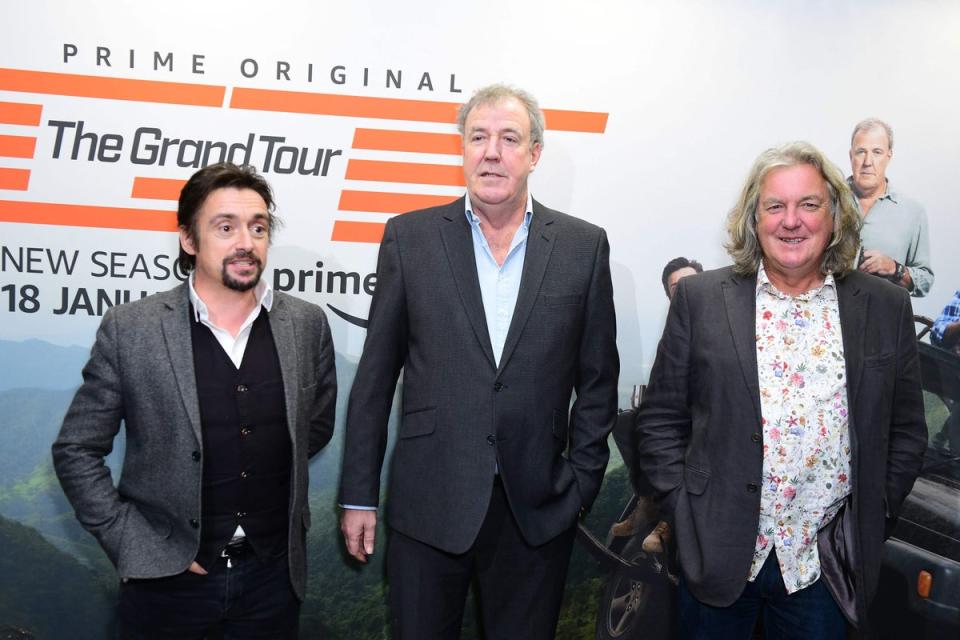 (From left) Richard Hammond, Jeremy Clarkson and James May (PA Archive)