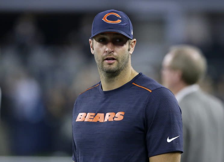 Jay Cutler said he's not coming back to the NFL. (AP)