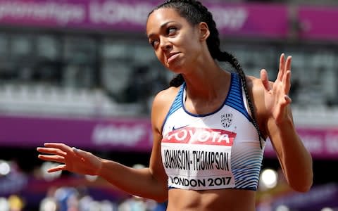 Johnson-Thompson has her sights set on world and Olympic champion Nafi Thiam - Credit: EPA