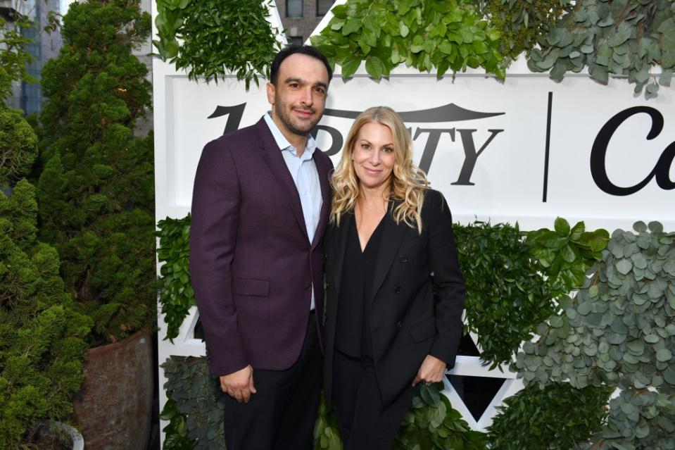 NEW YORK, NEW YORK - OCTOBER 17: (L-R) Ramin Setoodeh and Jessica Sibley attend Variety x Canva Happy Hour Celebrating New Leaders In Marketing & Advertising at The Ned Nomad on October 17, 2023 in New York City. (Photo by Craig Barritt/Getty Images)