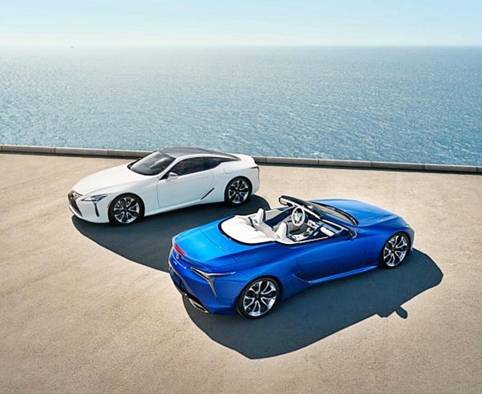 LEXUS LC500 Convertible美型敞篷跑車北美首發