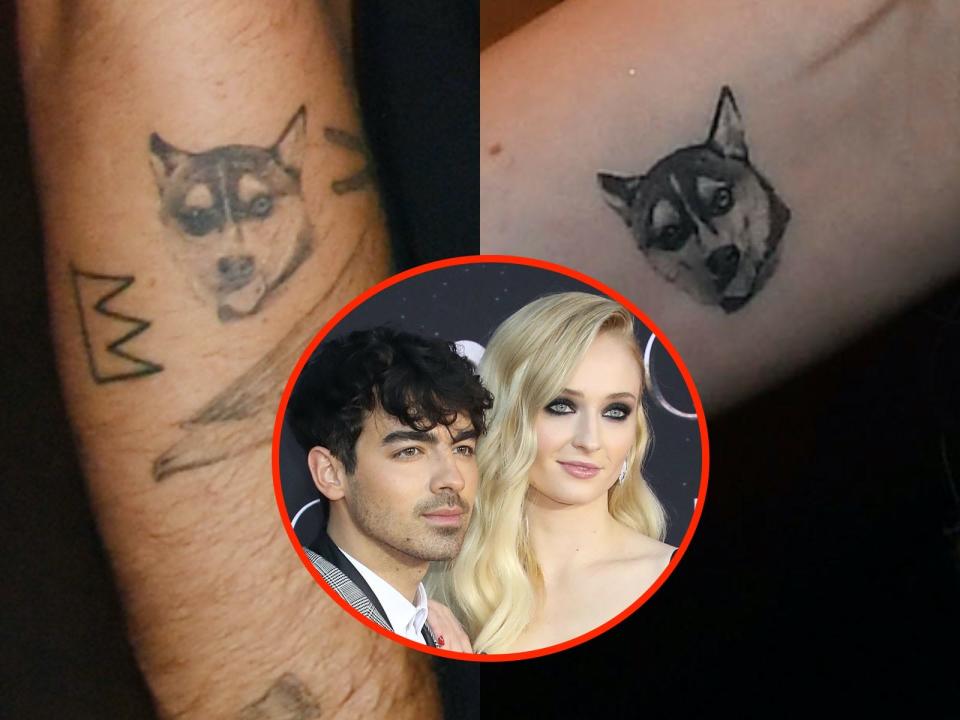 sophie turner joe jonas dog tattoo