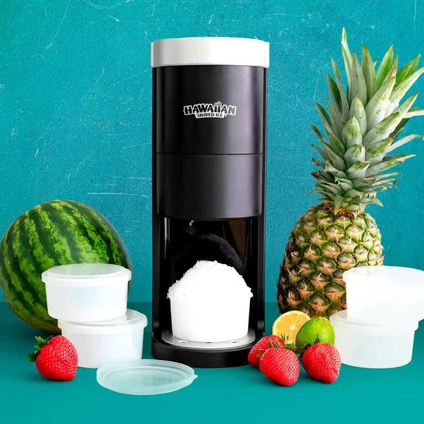 <p><a href="https://go.redirectingat.com?id=74968X1596630&url=https%3A%2F%2Fwww.walmart.com%2Fip%2FHawaiian-Shaved-Ice-Home-Pro-Shaved-Ice-and-Snow-Cone-Maker-Black%2F121830862&sref=https%3A%2F%2Fwww.housebeautiful.com%2Fshopping%2Fhome-gadgets%2Fg43840944%2Fbest-snow-cone-machines%2F" rel="nofollow noopener" target="_blank" data-ylk="slk:Shop Now;elm:context_link;itc:0;sec:content-canvas" class="link ">Shop Now</a></p><p>Home-Pro Shaved Ice and Snow Cone Maker</p><p>$99.99</p><p>walmart.com</p><span class="copyright">Walmart</span>