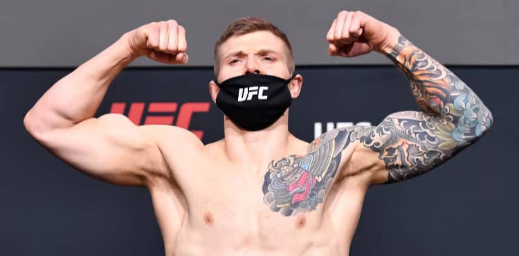 UFC Vegas 23 weigh-in Marvin Vettori