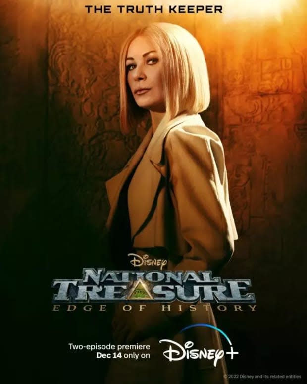 Catherine Zeta-Jones as Billie Pearce in "National Treasure: Edge of History"<p>Disney</p>