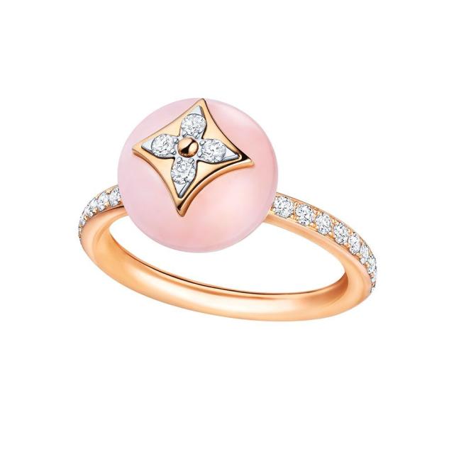 Louis Vuitton B Blossom 18k Pink Gold Pink Opal Mother of Pearl