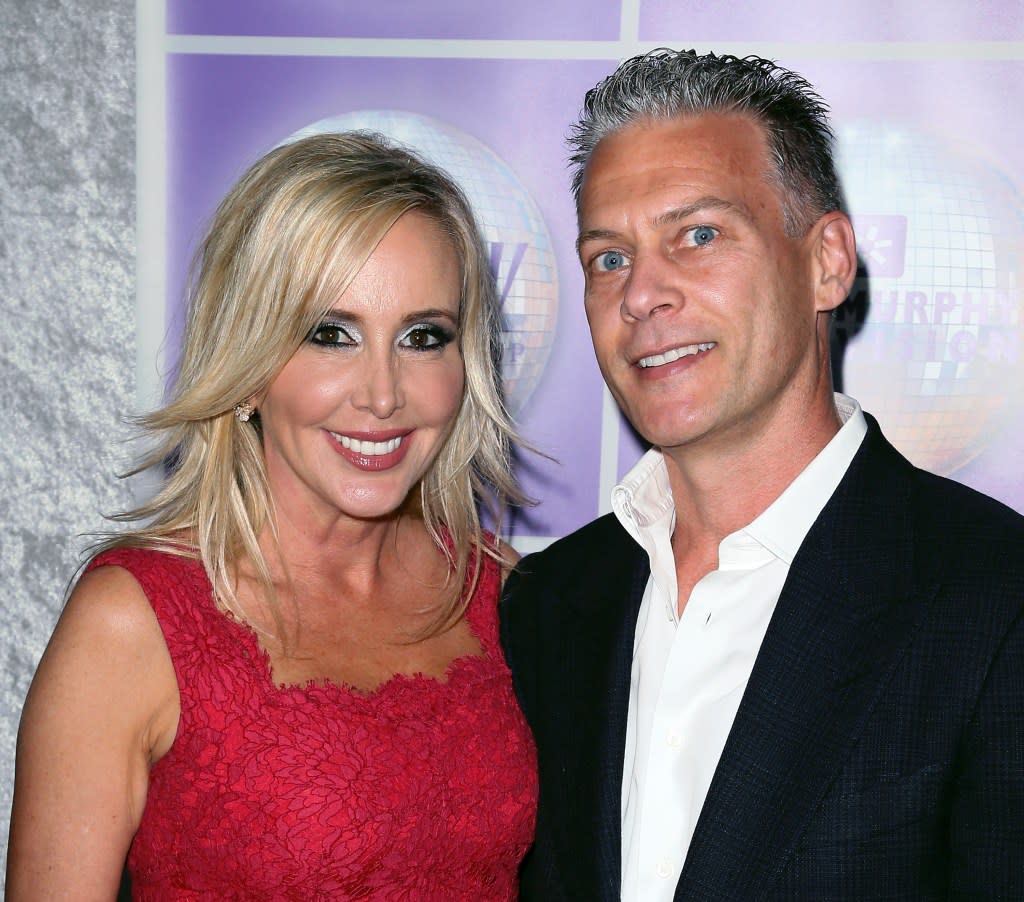 BEVERLY HILLS, CA - FEBRUARY 28: TV personality Shannon Beador (L) and husband David Beador attend the Family Equality Council's Los Angeles Awards Dinner at The Beverly Hilton Hotel on February 28, 2015 in Beverly Hills, California. (Photo by David Livingston/Getty Images)