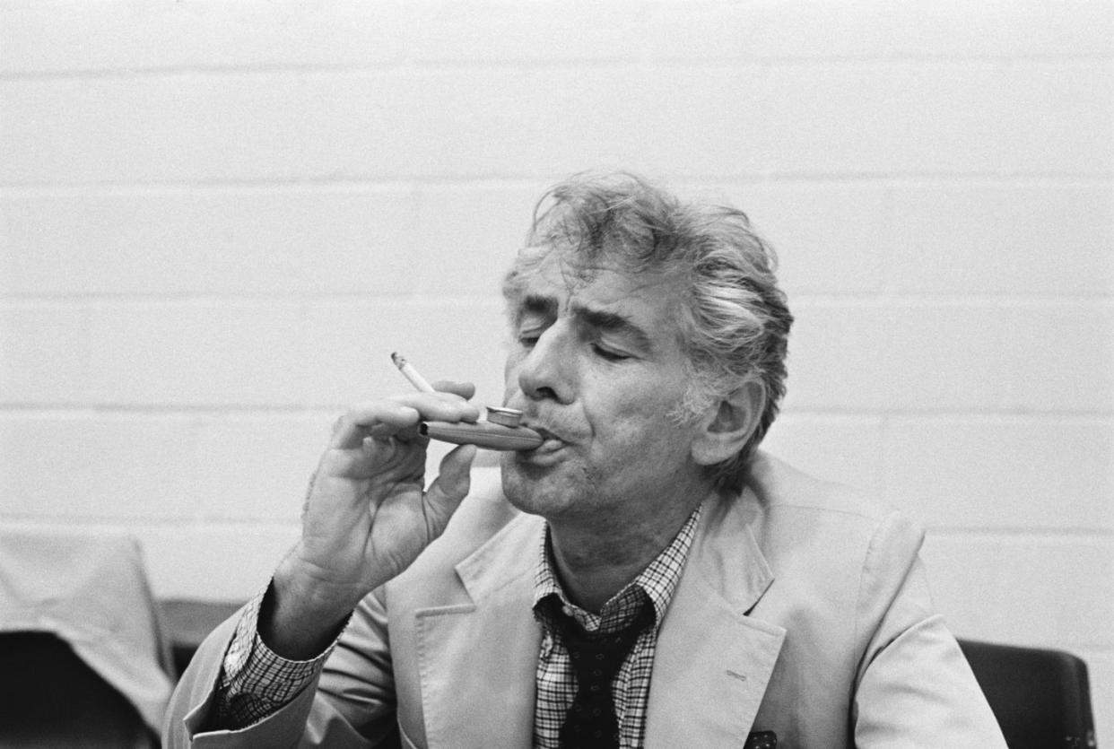 leonard bernstein playing kazoo