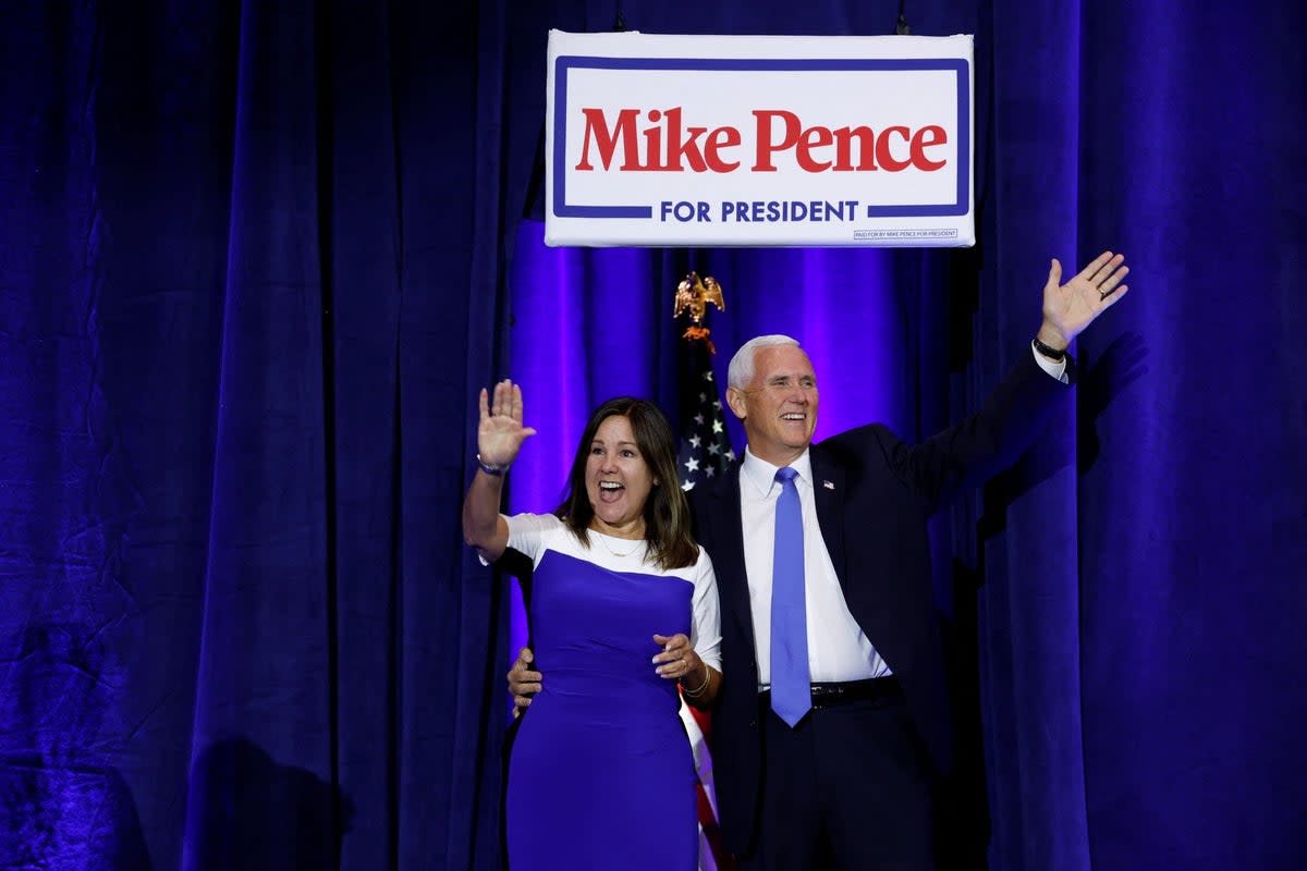 Mike and Karen Pence (Reuters)