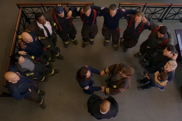 Chicago Fire Dawson/Casey Wedding