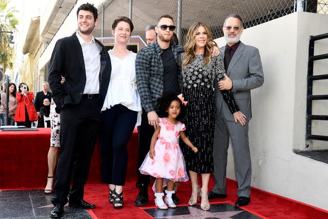 &lt;p&gt;Frazer Harrison/Getty&lt;/p&gt; Clockwise from left: Truman Hanks, Elizabeth Hanks, Chet Hanks, Michaiah Hanks, Rita Wilson and Tom Hanks