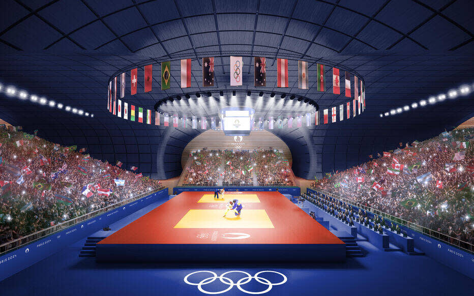 L'Arena Champ-de-Mars accueillera les épreuves de judo, de lutte libre, et de lutte gréco-romaine lors des Jeux olympiques de Paris cet été.