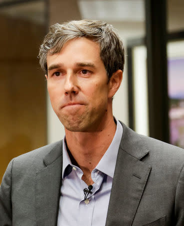 U.S. Representative Beto O'Rourke (D-TX) campaigns in Houston, Texas U.S. November 11, 2017. REUTERS/William Philpott