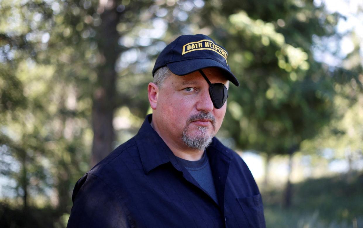 Oath Keepers militia founder Stewart Rhodes - REUTERS/Jim Urquhart